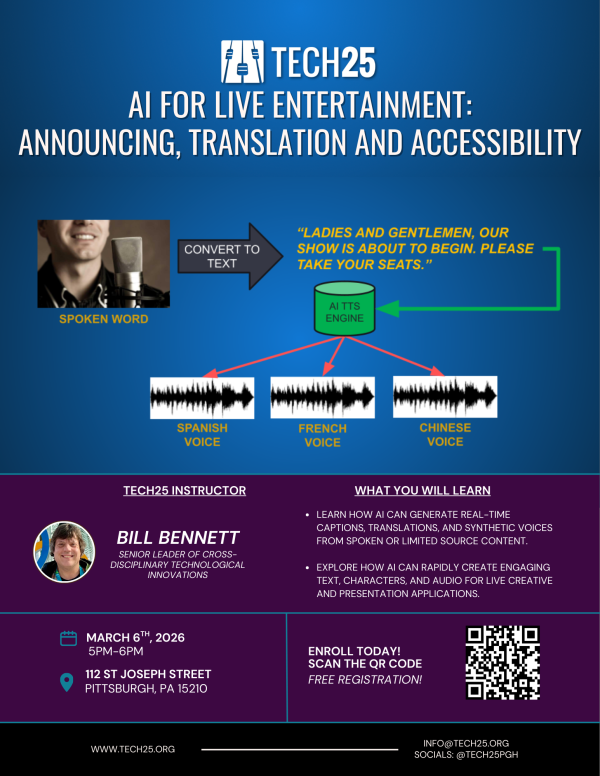 Photo for AI for Live Entertainment Announcing, Translation and Accessibility